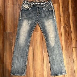 Men’s Rock Revival Norris Straight Fit Jeans